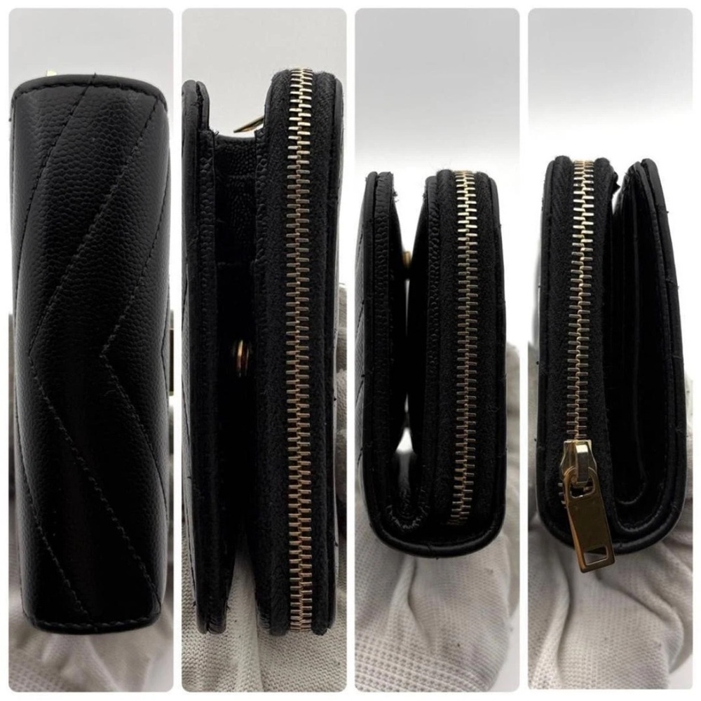 YSL Black Quilted Wallet - Picture 7 of 11
